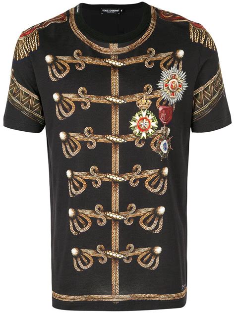 dolce gabbana military shirt